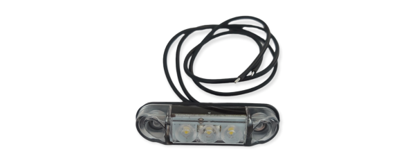 GABARITO ŽIBINTAS BALTAS LD 2438  3 LED