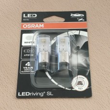 12V. 1 kontakto BA15s Osram LED lemputės. Baltos. 7506DWP-02B