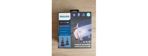 H7 LED LEMPŲ KOMPLEKTAS PHILIPS ULTINON Pro9000HL 250%. 12-24V.