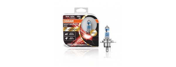 OSRAM 12V H4 60/55W NIGHT BREAKER 200