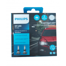 H7 LED PHILIPS 11972 U60SX2 16W 12V 1450lm (ROAD-LEGAL LED) +220%