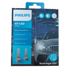 H7 LED PHILIPS 11972 U6000X2 12V ULTINON PRO6000 HL (ROAD-LEGAL LED) +230%