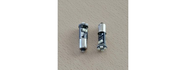 12v BA9S 8diodų (baltas) KOMPL.2 VNT.CAMBUS