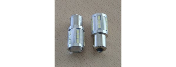12-24V BA 15S 21SMD 5630 CANBUS BALTAS KMPL.