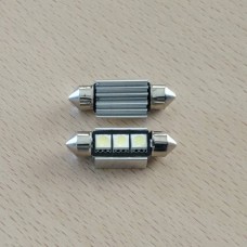 12v SV 8.5 3 diodų SMD 36mm KOMPL. 2VNT.BALT.CANBUS
