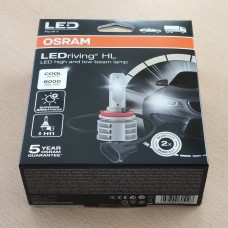 H11 LED LEMPUČIŲ KOMPLEKTAS 67211 CW OSRAM 12/24V