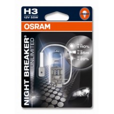 OSRAM 12v H3 55w 64151 NBU (1VNT) + 110%