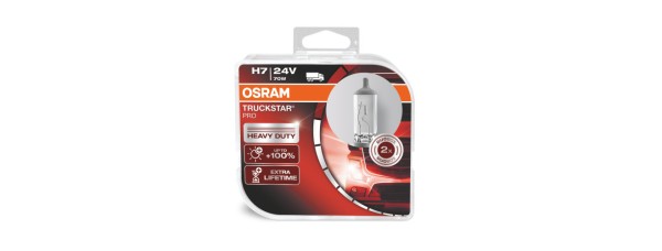 Holog.lemp.24v H7 70w  64215 TRUCKSTAR (2 vnt) OSRAM + 100 %